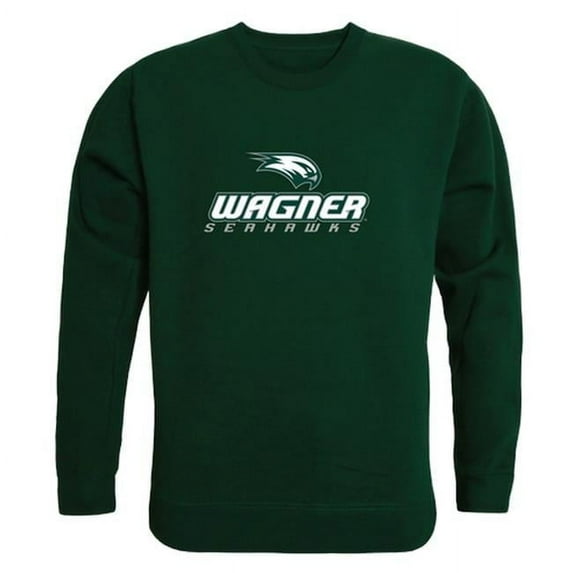 W Republic 508-462-FOR-02 NCAA Wagner College Seahawks College Crewneck T-Shirt, Forest Green - Medium