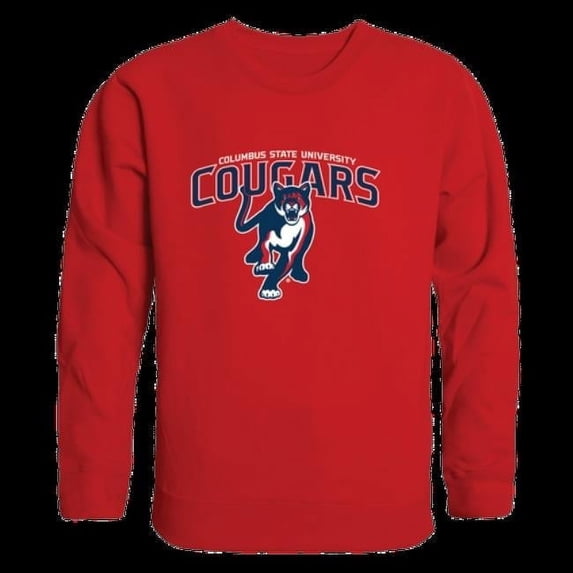 W Republic 508-464-RED-04 Columbus State University Cougars College Crewneck Sweatshirt, Red - Extra Large