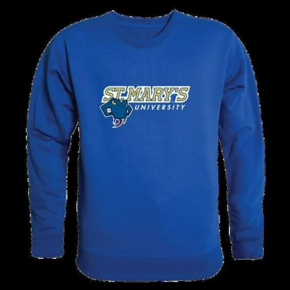 W Republic 508-468-RYL-02 St. Marys University Rattlers College Crewneck Sweatshirt, Royal - Medium