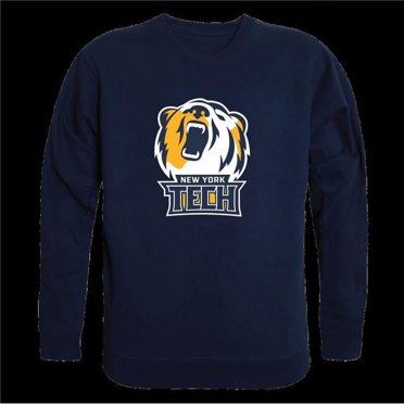 W Republic 508-556-NVY-05   York Institute of Technology Bears College Crewneck Sweatshirt, Navy - 2XL