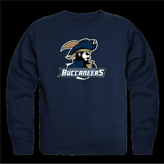 W Republic 508-736-NVY-03 College of Charleston Southern Buccanneers College Crewneck Sweatshirt, Navy - Large