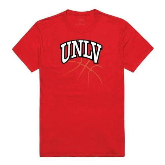W Republic 510-137-RED-01 University of Nevada, Las Vegas Men Basketball T-Shirt, Red - Small