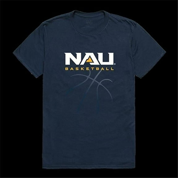 W Republic 510-227-NVY-01 Northern Arizona University Lumberjacks College Basketball T-Shirt, Navy - Small
