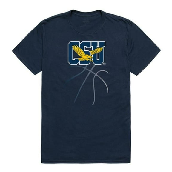 W Republic 510-286-BGT-03 Coppin State University Men Basketball T-Shirt, Navy - Large