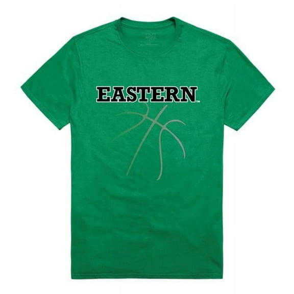 W Republic 510-295-G77-05 Eastern Michigan University Men Basketball T-Shirt, Kelly - 2XL