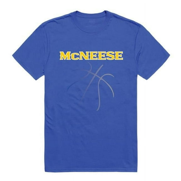 W Republic 510-338-B02-04 McNeese State University Men Basketball T-Shirt, Royal - Extra Large