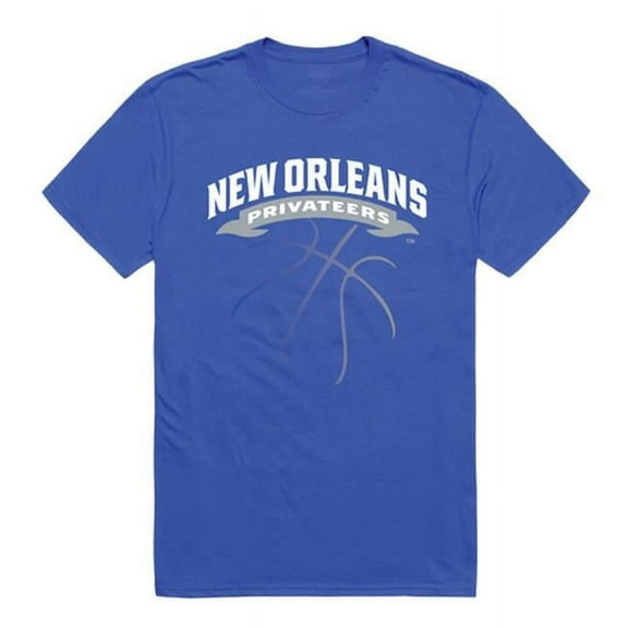 W Republic 510-349-B02-02 University of New Orleans Men Basketball T-Shirt, Royal - Medium