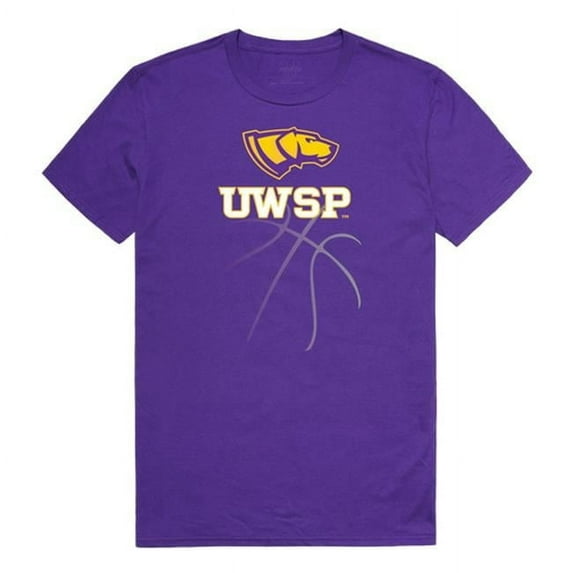 W Republic 510-412-328-02 WSPU Basketball T-Shirt, Purple 3 - Medium