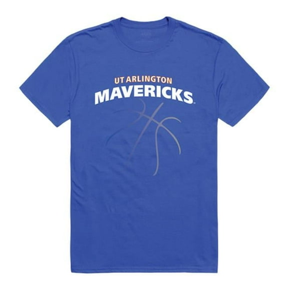W Republic 510-433-B02-05 University of Texas at Arlington Basketball T-Shirt, Royal Blue 3 - 2XL