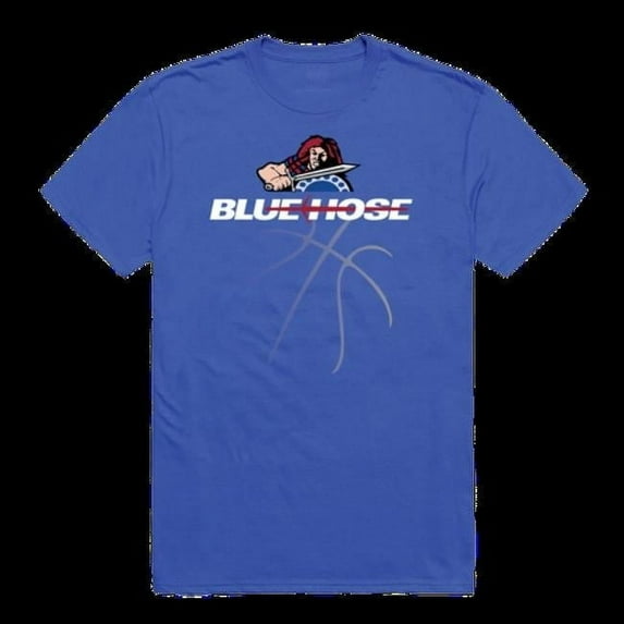 W Republic 510-472-RYL-04 Presbyterian College Blue Hose College Basketball T-Shirt, Royal - Extra Large