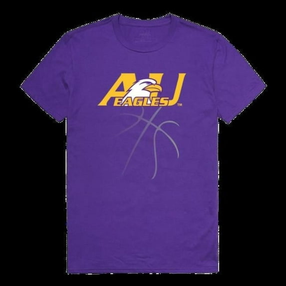 W Republic 510-476-PUR-02 Ashland University Eagles College Basketball T-Shirt, Purple - Medium