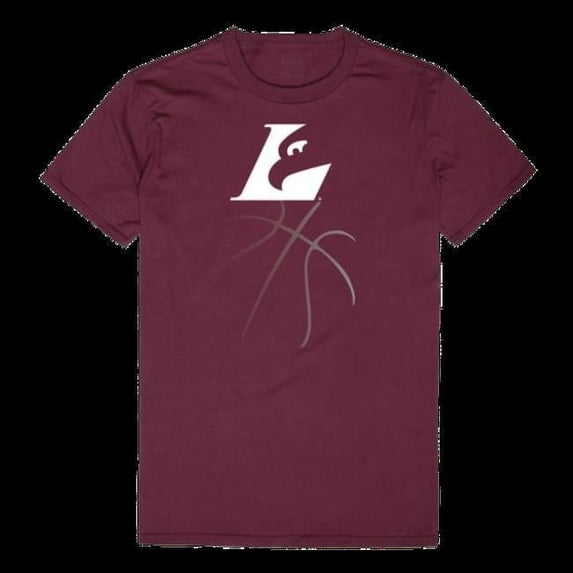 W Republic 510-477-MAR-01 University of Wisconsin-La Crosse Eagles College Basketball T-Shirt, Maroon - Small