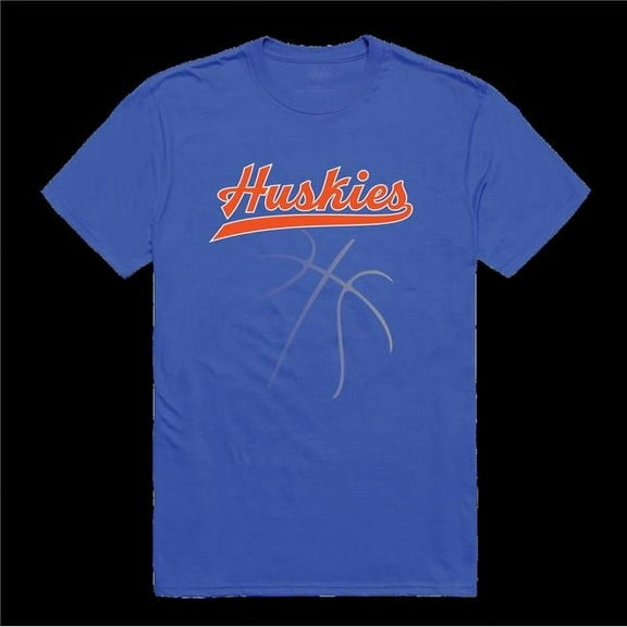 W Republic 510-524-RL2-02 Houston Christian University Huskies College Basketball T-Shirt, Royal - Medium