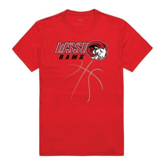 W Republic 510-607-RED-05 Winston-Salem State University Rams College Basketball T-Shirt, Red - 2XL