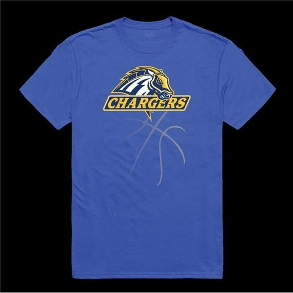 W Republic 510-663-RYL-04 University of New Haven Chargers College Basketball T-Shirt, Royal - Extra Large
