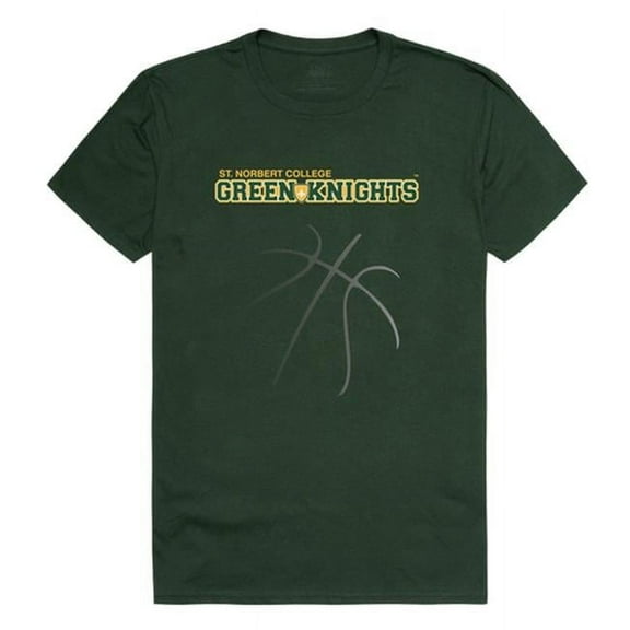 W Republic 510-698-FOR-05 St. Norbert College Green Knights Basketball T-Shirt, Forest Green - 2XL