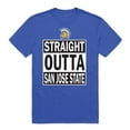 thumbnail image 1 of W Republic 511-173-RYL-01 San Jose State University Straight Outta T-Shirt, Royal Blue - Small, 1 of 1