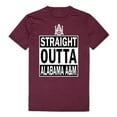 thumbnail image 1 of W Republic 511-258-327-05 Alabama A&M University Straight Outta T-Shirt, Maroon & White - 2XL, 1 of 1