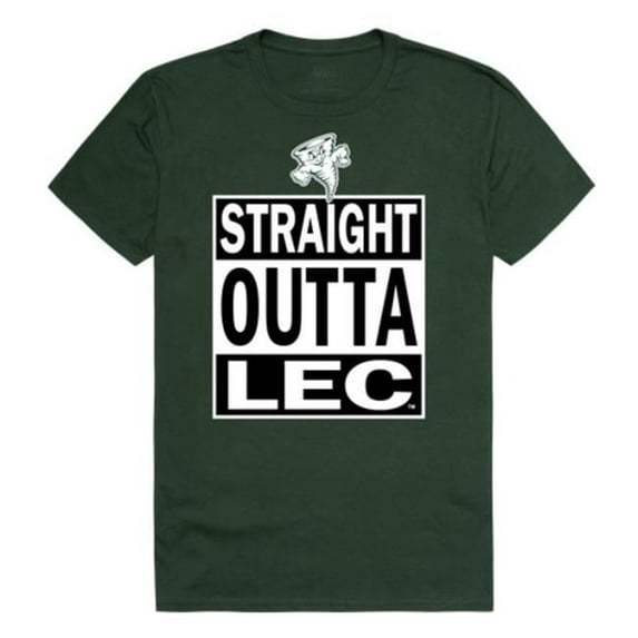 W Republic 511-324-033-01 Lake Erie College Straight Outta T-Shirt, Forest White - Small