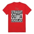 thumbnail image 1 of W Republic 511-367-R58-03 Rensselaer Polytechnic Institute Men Straight Outta T-Shirt, Red - Large, 1 of 1