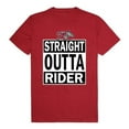 thumbnail image 1 of W Republic 511-368-339-01 Rider University Men Straight Outta T-Shirt, Cardinal - Small, 1 of 1
