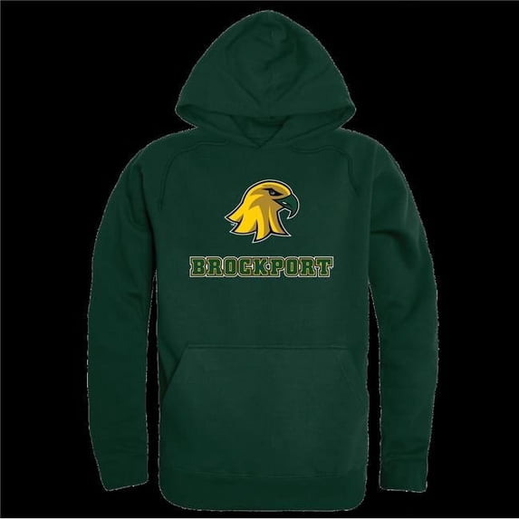 W Republic 512-271-FR2-01 State University of York at Potsdam Brockport Golden Eagles The Freshman Hoodie, Forest Green - Small