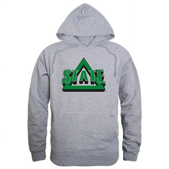 W Republic 512-289-HGY-04 Delta State University Freshman Pullover Hoodie, Heather Grey - Extra Large