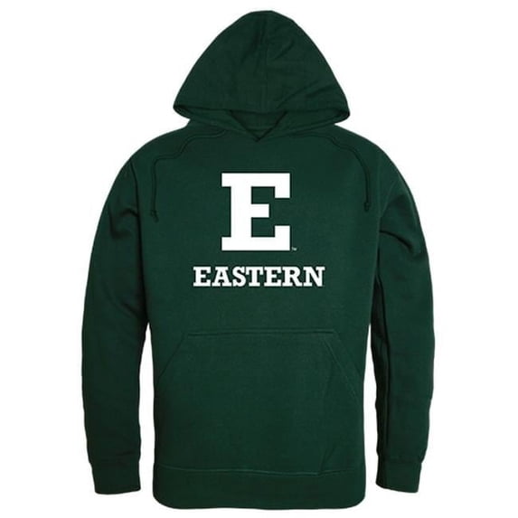 W Republic 512-295-FOR-01 Eastern Michigan University Freshman Pullover Hoodie, Forest Green & White - Small