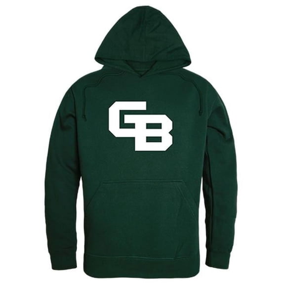 W Republic 512-397-FOR-05 University of Wisconsin-Green Bay Men Freshman Pullover Hoodie, Forest White - 2XL