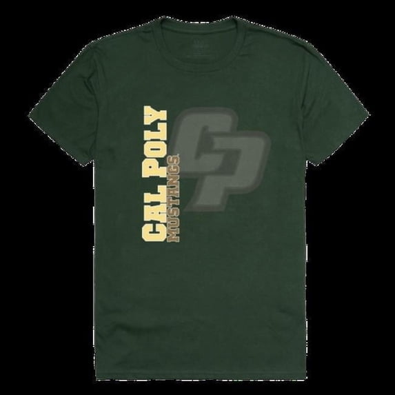 W Republic 515-167-FOR-04 California Polytechnic State University Mustangs Ghost College T-Shirt, Forest - Extra Large