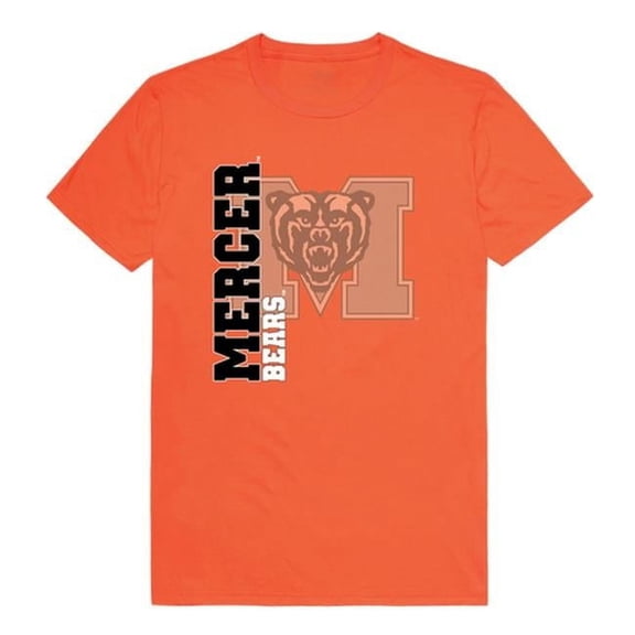 W Republic 515-340-337-03 Mercer University Ghost College T-Shirt, Orange & White - Large