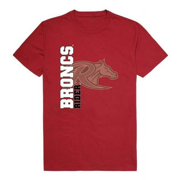 W Republic 515-368-339-05 Rider University Men Ghost T-Shirt, Cardinal - 2XL