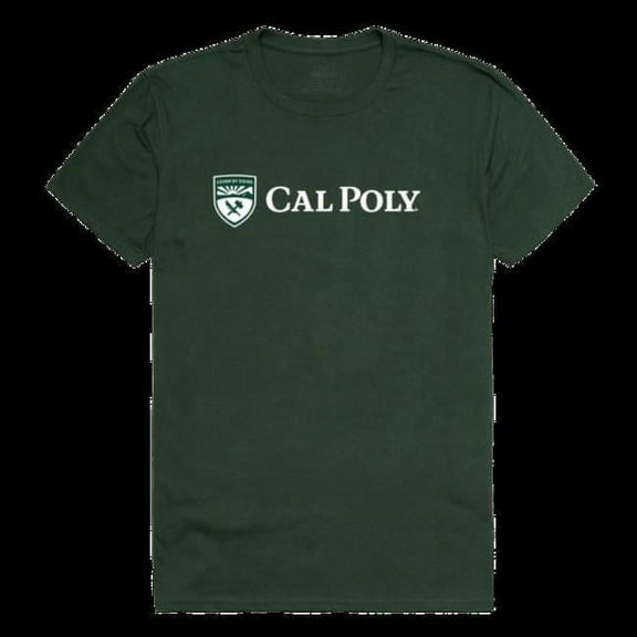 W Republic 516-167-FOR-01 California Polytechnic State University Mustangs Institutional T-Shirt, Forest - Small