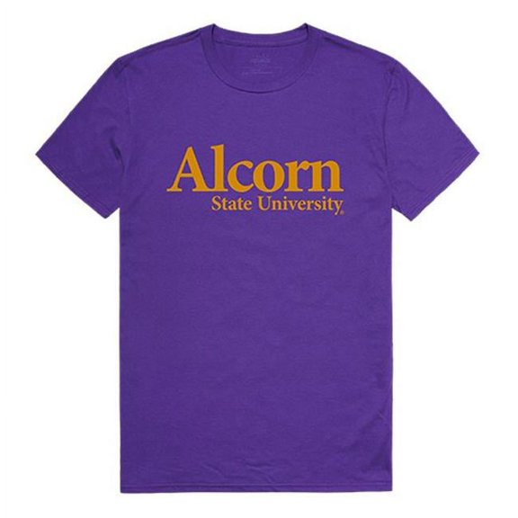 W Republic 516-261-328-05 Alcorn State University Men Institutional T-Shirt, Purple - 2XL