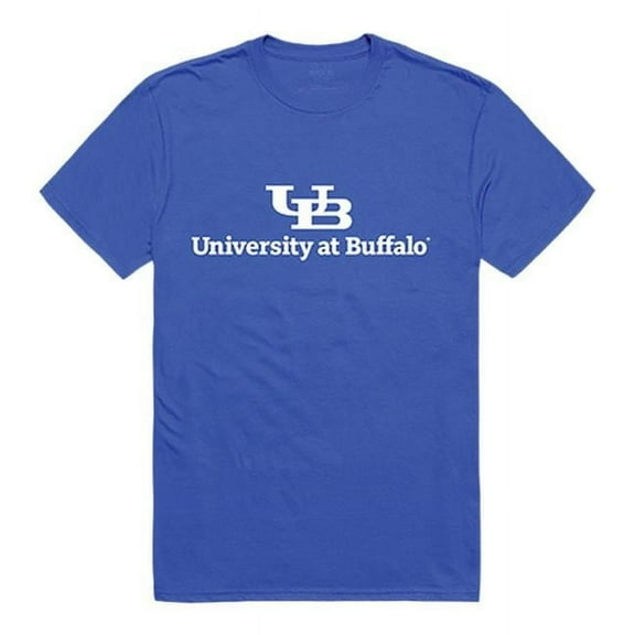 W Republic 516-274-B02-05 University at Buffalo Men Institutional T-Shirt, Royal - 2XL