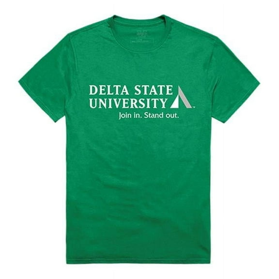 W Republic 516-289-G77-05 Delta State University Men Institutional T-Shirt, Kelly - 2XL