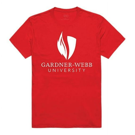 W Republic 516-307-R58-04 Gardner-Webb University Men Institutional T-Shirt, Red - Extra Large