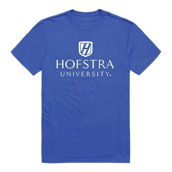 W Republic 516-312-B02-05 Hofstra University Men Institutional T-Shirt, Royal - 2XL