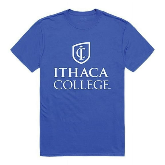 W Republic 516-316-B02-01 Ithaca College Men Institutional T-Shirt, Royal - Small