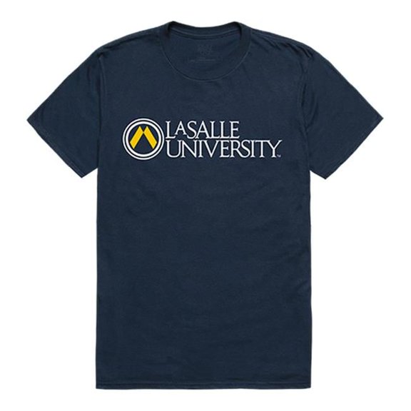 W Republic 516-322-BGT-01 La Salle University Men Institutional T-Shirt, Navy - Small