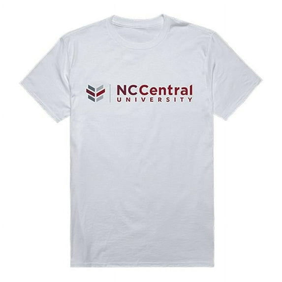 W Republic 516-353-N01-02 North Carolina Central University Men Institutional T-Shirt, White - Medium