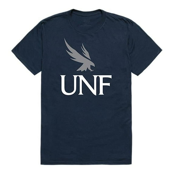W Republic 516-354-BGT-02 University of North Florida Men Institutional T-Shirt, Navy - Medium