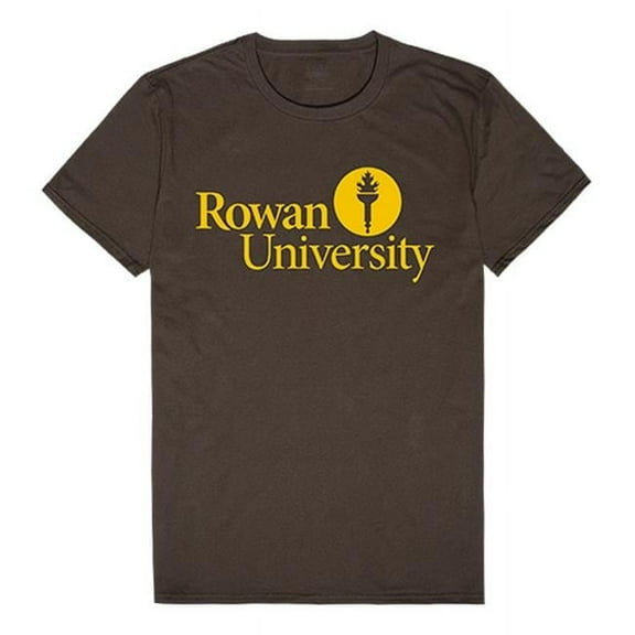 W Republic 516-371-313-05 Rowan University Men Institutional T-Shirt, Brown - 2XL