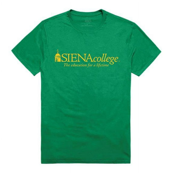W Republic 516-379-G77-03 Siena College Institutional T-Shirt, Kelly 3 - Large