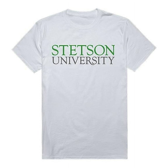 W Republic 516-387-N01-03 Stetson University Institutional T-Shirt, White 2 - Large