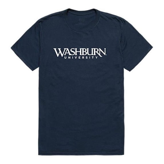 W Republic 516-431-BGT-04 Washburn University Institutional T-Shirt, Navy 2 - Extra Large