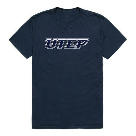 W Republic 516-434-BGT-04 University of Texas at El Paso Institutional T-Shirt, Navy 2 - Extra Large