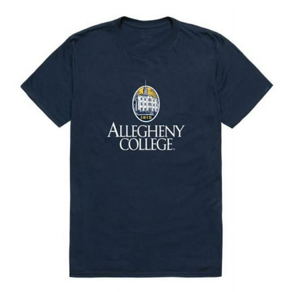W Republic 516-463-NVY-02 NCAA Allegheny College Gators Institutional T-Shirt, Navy - Medium