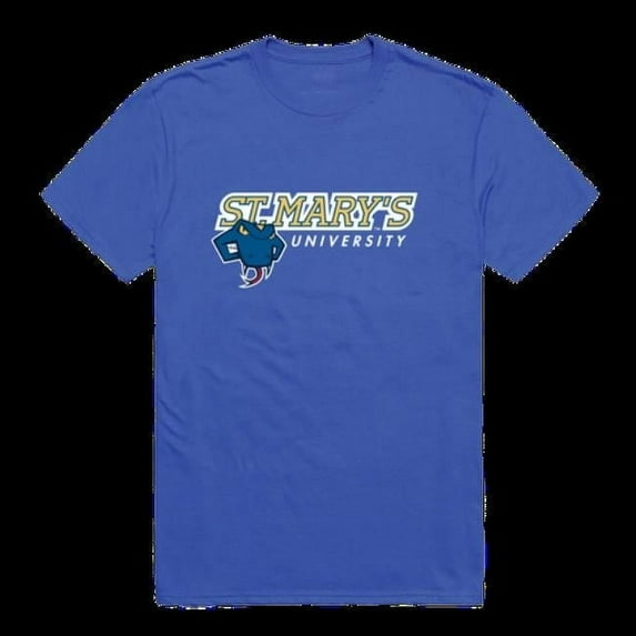 W Republic 516-468-RYL-04 St. Marys University Rattlers Institutional T-Shirt, Royal - Extra Large
