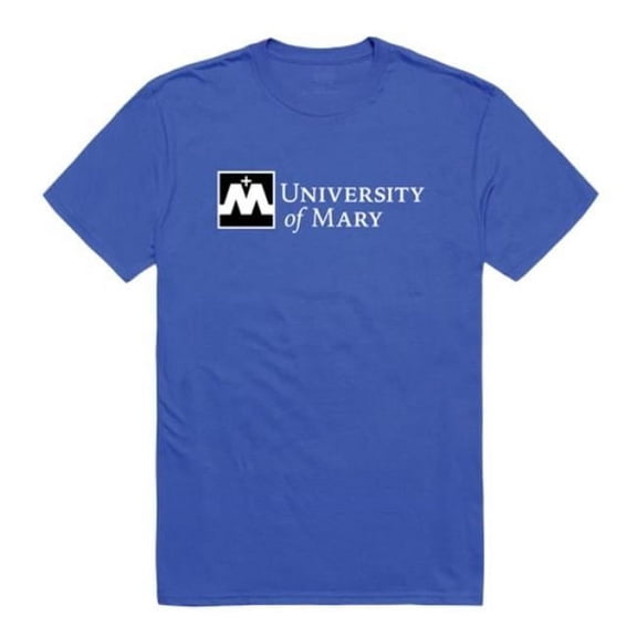 W Republic 516-538-RYL-01 University of Mary Marauders Institutional T-Shirt, Royal - Small